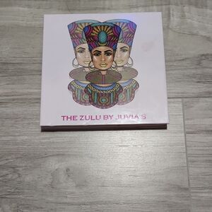 Juvia's Place The Zulu Eyeshadow Palette Pressed Powder Orange Yellow Green Blue